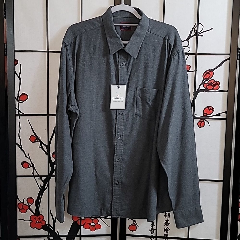 Untuckit Sherwood Long Sleeve Button up Shirt